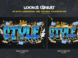 graffiti text effect 3