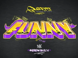 graffiti text effects 10 psd vol 6