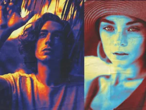 grainy gradient heatmap effect 4