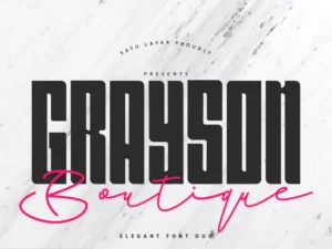 grayson boutique font duo