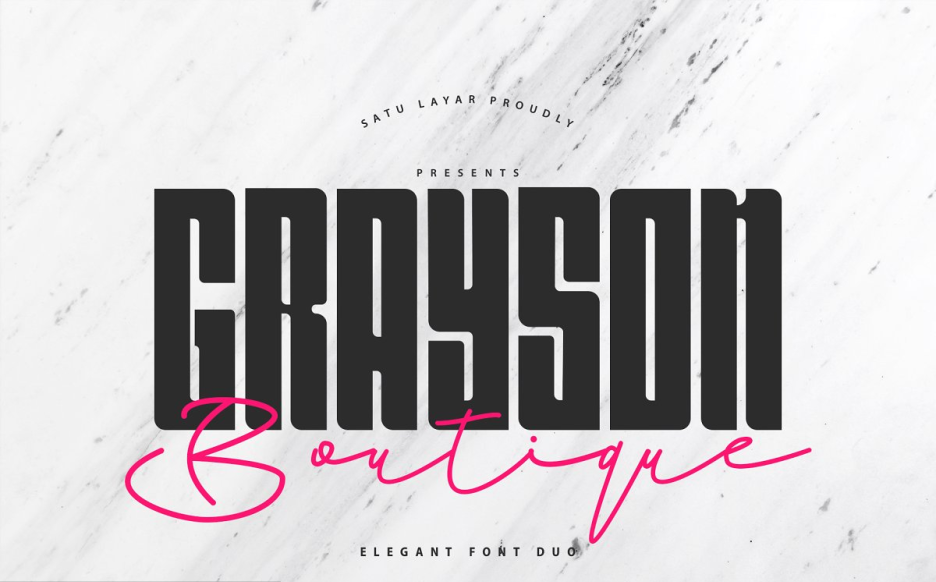Grayson Boutique – Font Duo