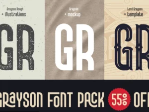 grayson font pack