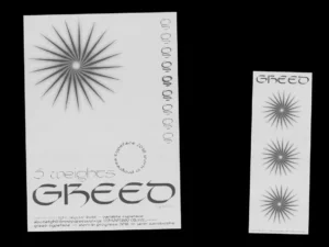 greed typeface