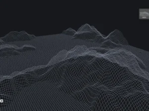 grid mountains photoshop brushes 2