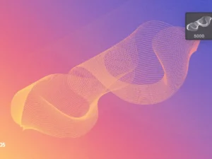 grid wave objects photoshop brushes 5