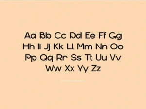 gropled font 5