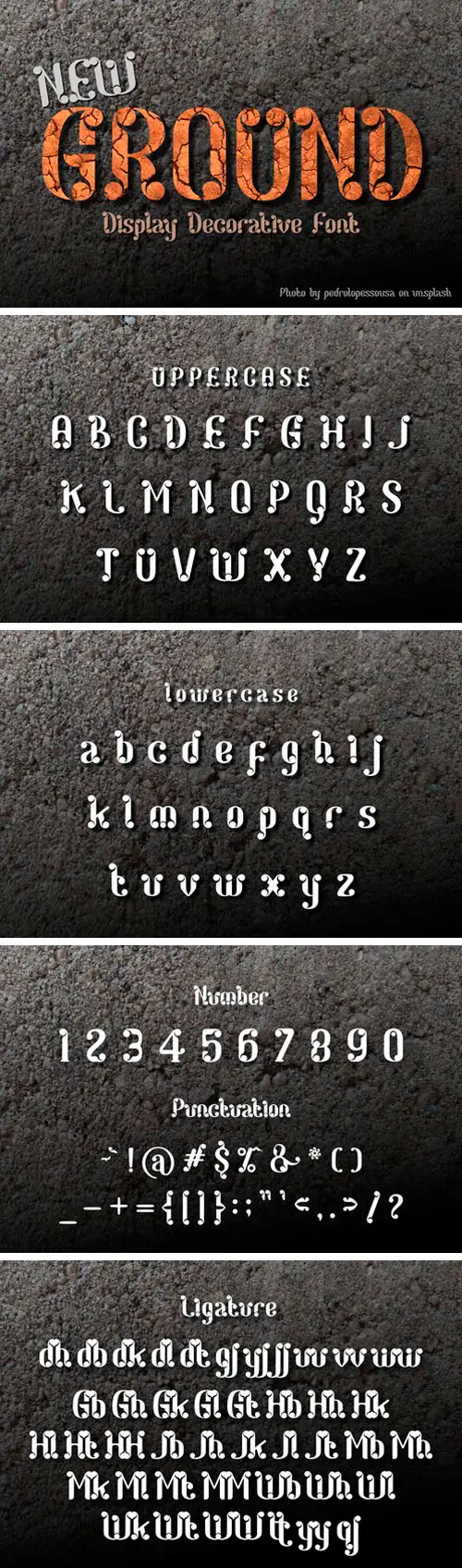 Ground Font 4 ground font 6