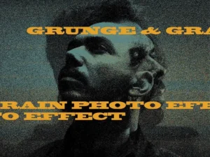 grunge grain photo effect