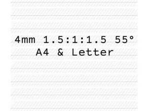 guide sheets 4mm copperplate a4 letter