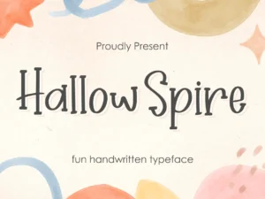 hallow spire display font