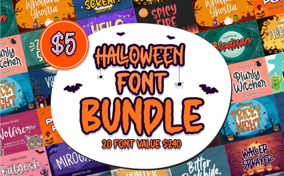 Halloween Font Bundle