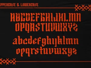 handecke gothic display typeface 3