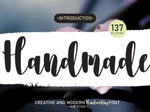handmade handwritten font