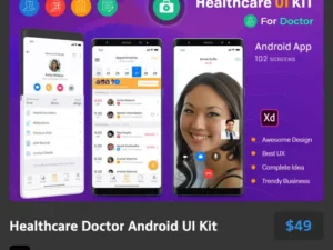 healthcare doctor android ui kit