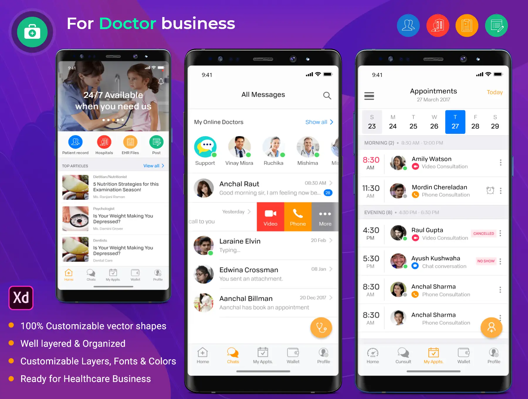 Healthcare Doctor Android UI Kit 5 healthcare doctor android ui kit4