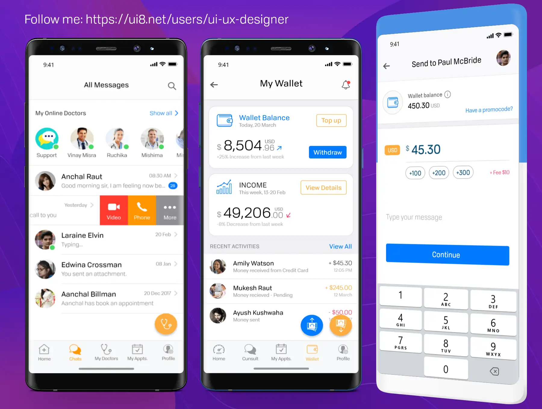 Healthcare Doctor Android UI Kit 8 healthcare doctor android ui kit7