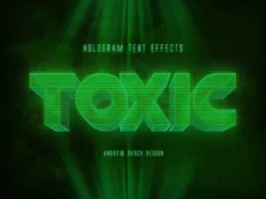 hologram text effects