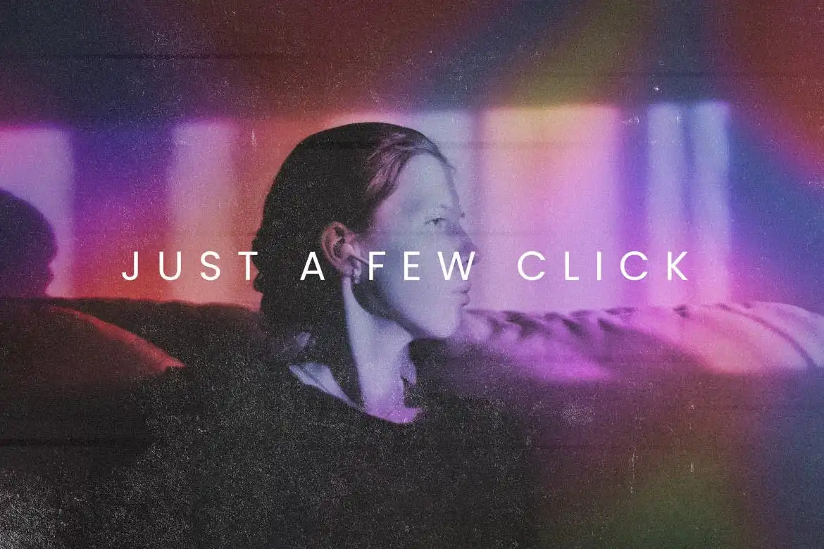 Holographic Retro Vintage Photo Effect