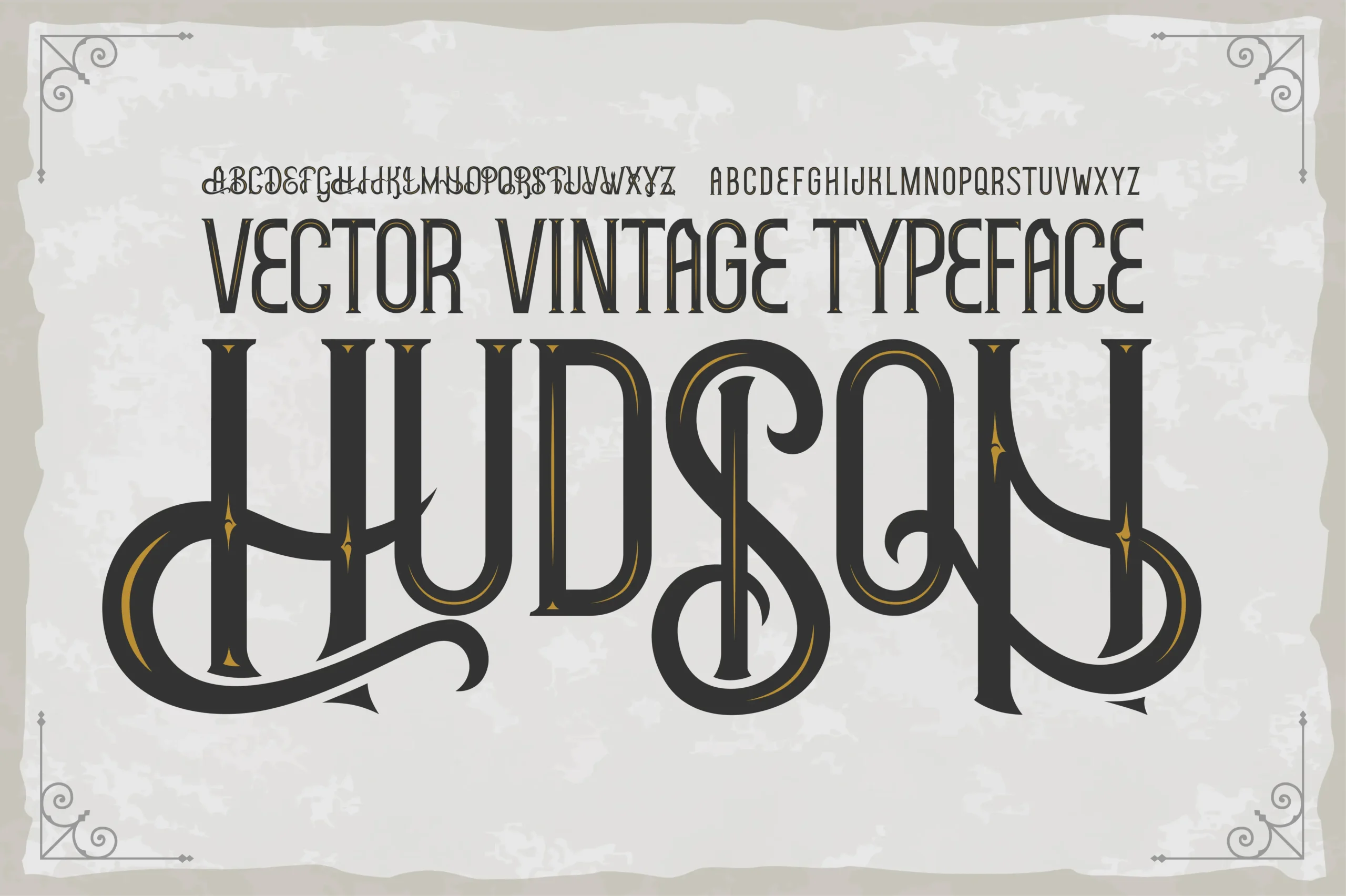 Hudson Otf Vintage Label Font 6 hudson otf vintage label font 6