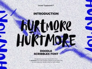 hurtmore scribbles font