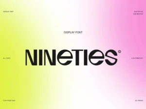 iframe nineties display font
