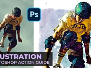 illustration sketch painting photoshop action9