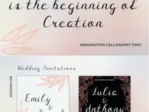 imagination calligraphy font