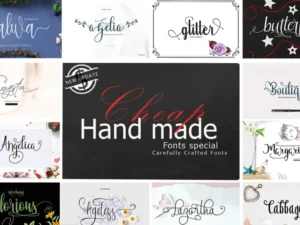 incredible handwritten fonts bundle