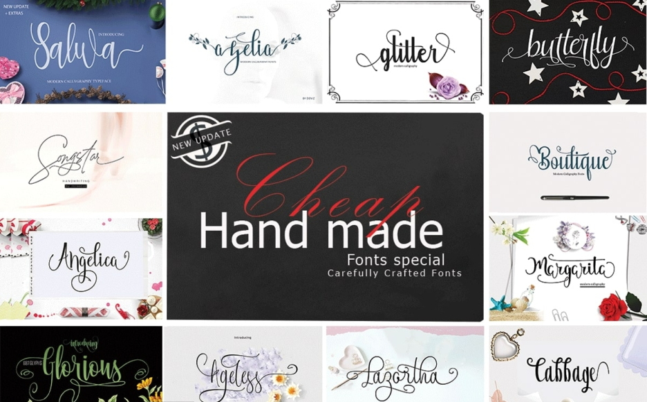 Incredible Handwritten Fonts Bundle
