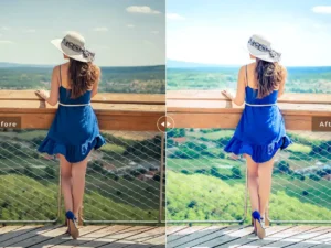 indigo tones mobile desktop lightroom presets