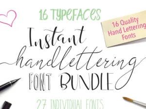 instant hand lettering