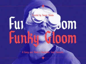 invasistudio funky gloom fancy blackletter