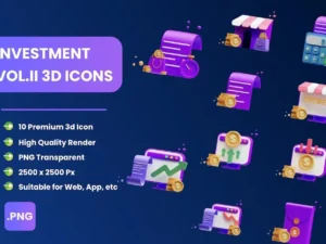 investment 3d icon 2