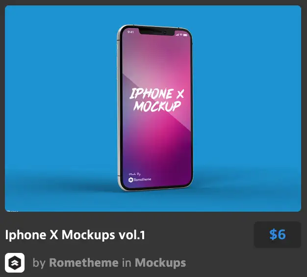 Iphone X Mockups vol.1