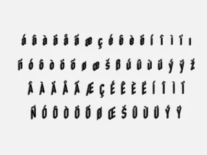 isometric font 5
