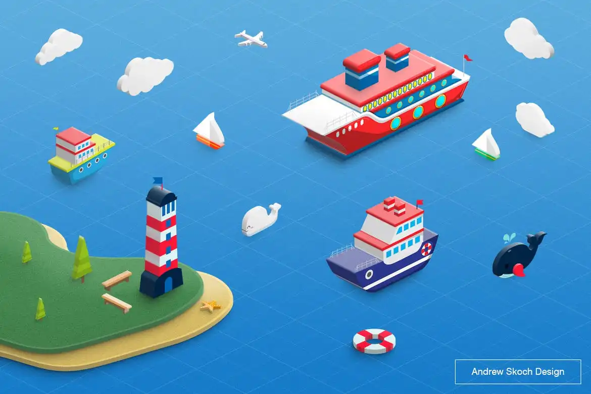 Isometric Illustration-3D Generator 8 isometric illustration 3d generator 3