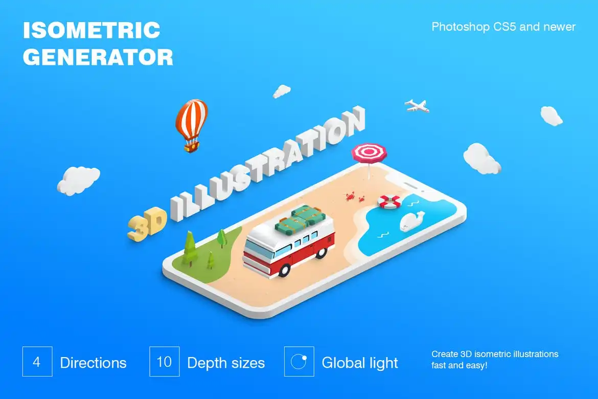 Isometric Illustration-3D Generator 9 isometric illustration 3d generator