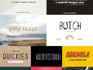 jan 2023 font bundle vol2 50 fonts