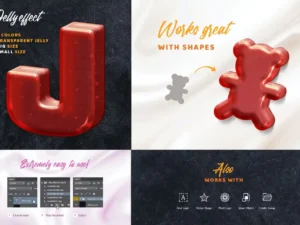 jelly photosop action 1