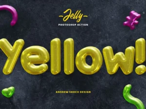 jelly photosop action 2