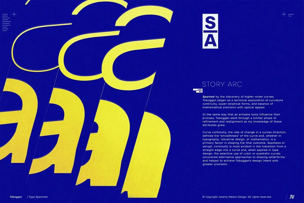 Jeremy Nelson Design-Toboggan Font Extended Latin 3 jeremy nelson design toboggan font extended latin 5