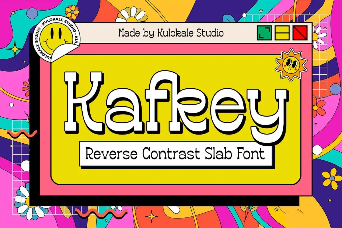 Kafkey Display Slab Font