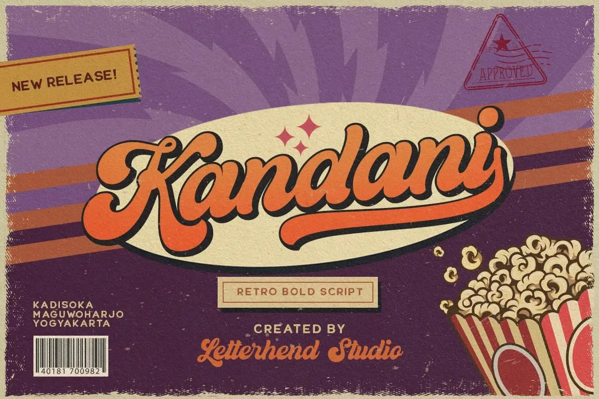 Kandani-Retro Bold Script