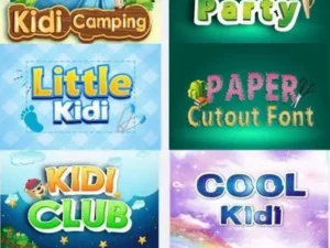 kids fonts bundle 20 premium fonts
