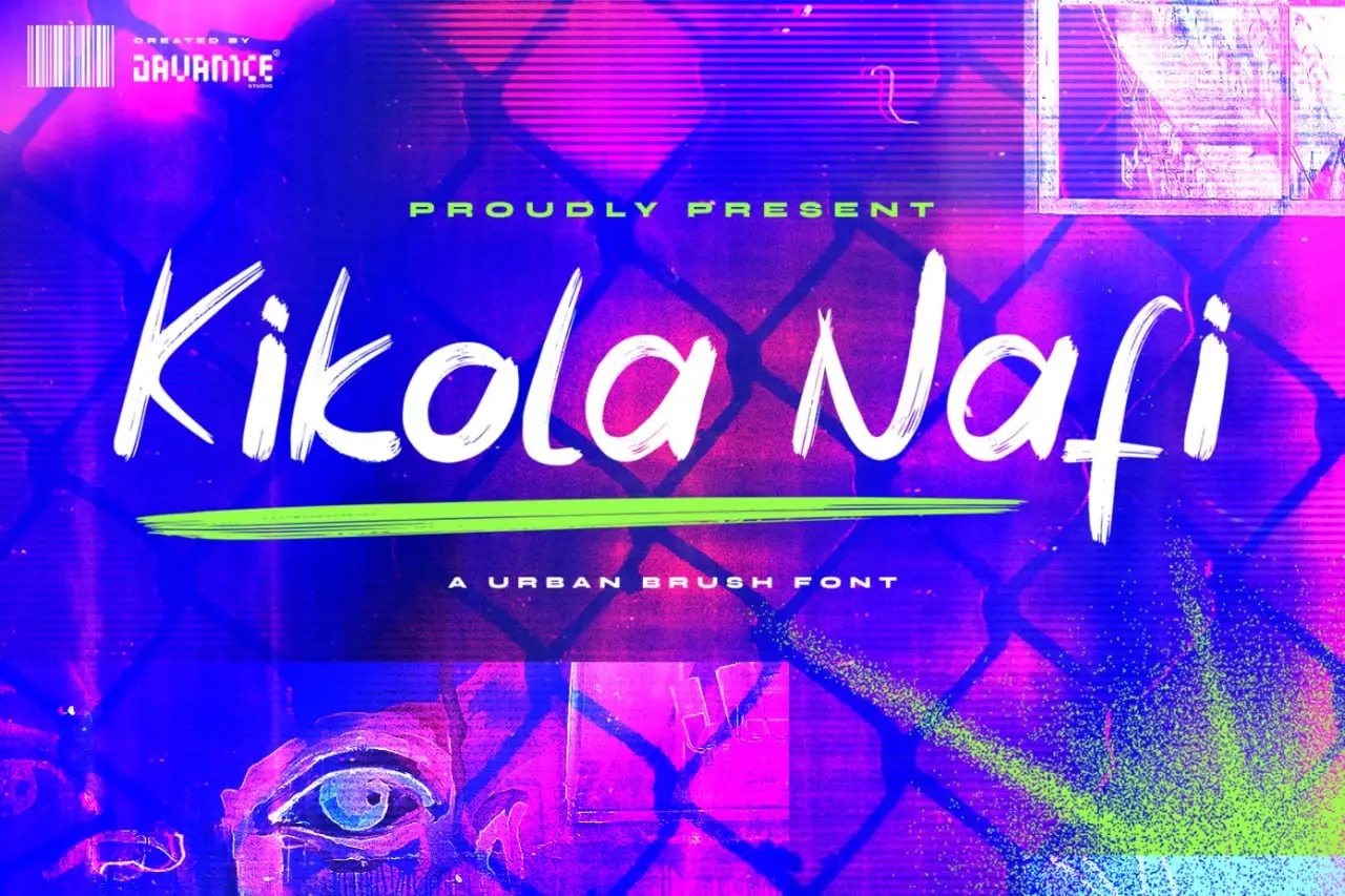 Kikola Nafi Font 4 kikola nafi font