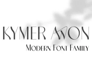 kymer awon sans serif font