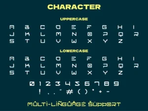 lampor display font 5