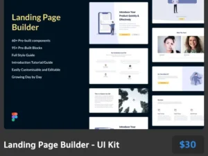 landing page builder ui kit 2