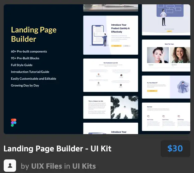 Landing Page Builder UI Kit