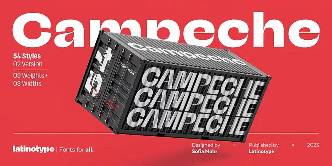 Latinotype-Campeche Font Family By Sofia Mohr